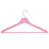 Puidust riidepuud, 3 tk, puuderroosa, Springos HG0006, 43 × 21,5 cm, 13 mm