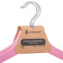 Puidust riidepuud, 3 tk, puuderroosa, Springos HG0006, 43 × 21,5 cm, 13 mm