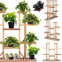 Puidust lillealus Springos 119 cm lillealus 9 riiuliga