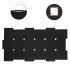 Fotoraam, valge, Springos PF0019, 18 fotole, 101x52 cm
