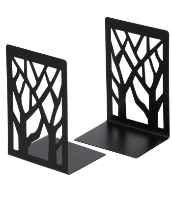 Springos raamatutugede komplekt, 2 tk, must / tume grafiit, 1mm, ca 9,5 cm × 17cm × 12cm