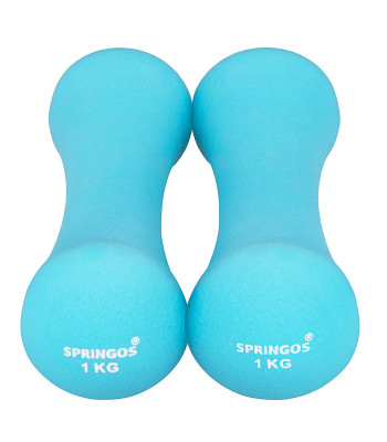 Neopreenist hantlid Springos FA1038, 2x1 kg
