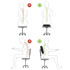 Fitnessi sensoorne padi + pump Springos FA0080
