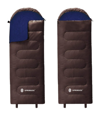 Kapuutsiga 2in1 turismimagamiskott Springos CS0121 220x80 cm