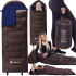 Kapuutsiga 2in1 turismimagamiskott Springos CS0121 220x80 cm