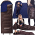 Kapuutsiga 2in1 turismimagamiskott Springos CS0121 220x80 cm