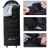2-in-1 reisimagamiskott, soe matkatekk, must-hall – Springos CS0122, 220x80 cm
