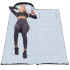 2-in-1 reisimagamiskott, soe matkatekk, must-hall – Springos CS0122, 220x80 cm