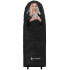 2-in-1 reisimagamiskott, soe matkatekk, must-hall – Springos CS0122, 220x80 cm