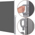 Külgmarkiis Springos AW0007 400 X 180 CM