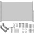 Külgmarkiis Springos AW0003, helehall, 300x160 cm