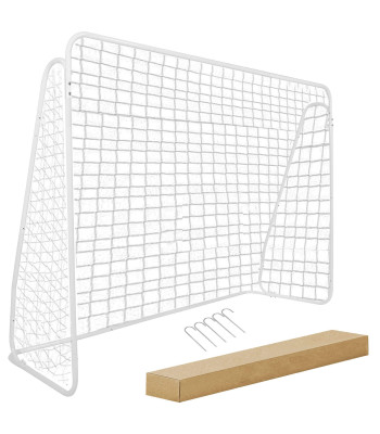 Jalgpallivärav Springos SG0008, valge, 210x150 cm