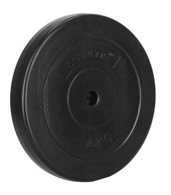 Kaaluketas, must, Springos FA1501, 15 kg