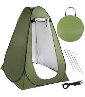 Pop-up-telk, roheline – Springos PT026, 120 x 120 x 190 cm