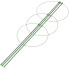 Lillerõngaste tugi Springos HA5167, roheline, 91 cm
