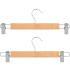 Klambritega puidust riidepuud Springos HG0055, 2 tk