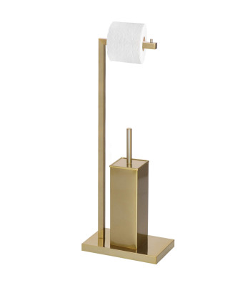 Tualettpaberihoidja ja WC-harja alus, Springos, 67 cm, TB0021