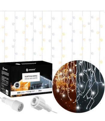 Jõulune LED-kardinvalgustus 12 m, Springos CL0332