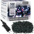 Mitmevärvilised LED-jõulutuled Springos, CL4091, 500 LED-i, 25 m