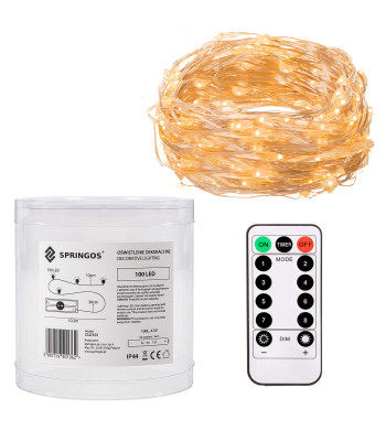 Jõulutuled – soe valge, 9,9 m, Springos CL0101