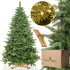 Kunstlik jõulupuu Premium Royal Trees Siberi nulg puidust alusega Springos CT0183 220 cm