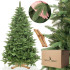 Kunstlik jõulupuu Premium Royal Trees Siberi nulg puidust alusega Springos CT0183 220 cm