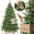 Kunstlik jõulupuu Premium Royal Trees Siberi nulg puidust alusega Springos CT0183 220 cm