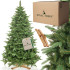 Kunstlik jõulupuu Premium Royal Trees Siberi nulg puidust alusega Springos CT0183 220 cm
