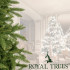 Kunstlik jõulupuu Premium Royal Trees kuusk puidust statiiviga, 180 cm, Springos CT0194