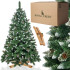 Kunstlik jõulupuu Premium Royal Trees Springos – teemantmänd koonustega, CT0189, 150 cm