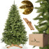 Kunstjõulupuu Premium Royal Trees, kaukaasia nulg, puidust alusega Springos CT0187 220 cm
