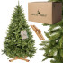 Kunstjõulupuu Premium Royal Trees, kaukaasia nulg, puidust alusega Springos CT0187 220 cm