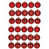 Jõulukuuseehete komplekt – Springos CA0006, 30 tk, 6 cm