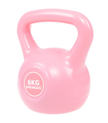 Kettlebell-hantel ABS, must, Springos FA1059, 6 kg