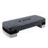 Fitness-step Springos, must, grafiit ja hall, 3-astmeline, FA0203, 10 cm / 15 cm / 20 cm