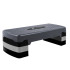 Fitness-step Springos, must, grafiit ja hall, 3-astmeline, FA0203, 10 cm / 15 cm / 20 cm
