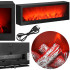 Dekoratiivne kamin-lamp, must, USB LED, Springos CL0863, 60x10x19,5 cm
