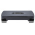 Fitness-step Springos, must, grafiit ja hall, 3-astmeline, FA0203, 10 cm / 15 cm / 20 cm