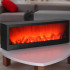 Dekoratiivne kamin-lamp, must, USB LED, Springos CL0863, 60x10x19,5 cm