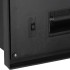 Akutoitel LED-kaminaefektiga dekoratiivlatern, must, Springos CL0864