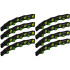 Massaažiga hularõngas magnetnaastudega Springos FA0096 100 cm