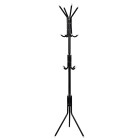 Metallist riidenagi must, Springos HA2000, 177 cm