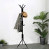 Metallist riidenagi must, Springos HA2000, 177 cm