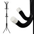Metallist riidenagi must, Springos HA2000, 177 cm