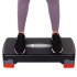 Step-aeroobika treeningpink Springos FA0106, 10 cm / 15 cm