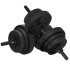 Reguleeritav hantlikomplekt Springos FA1672, kang + raskused, must, 30 kg