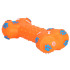 Kummist piiksuv koera närimismänguasi – Springos PA0287, 16 cm, oranž