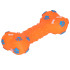 Kummist piiksuv koera närimismänguasi – Springos PA0287, 16 cm, oranž