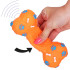 Kummist piiksuv koera närimismänguasi – Springos PA0287, 16 cm, oranž