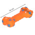 Kummist piiksuv koera närimismänguasi – Springos PA0287, 16 cm, oranž
